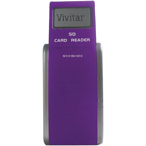 vivitar sd card reader manual